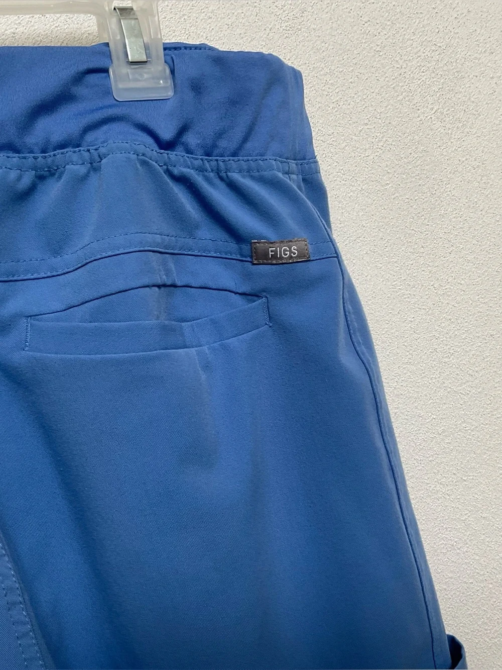 Figs Axim Ceil Blue Men's Straight Leg Scrub Pants Size Large Nurse Healthcare